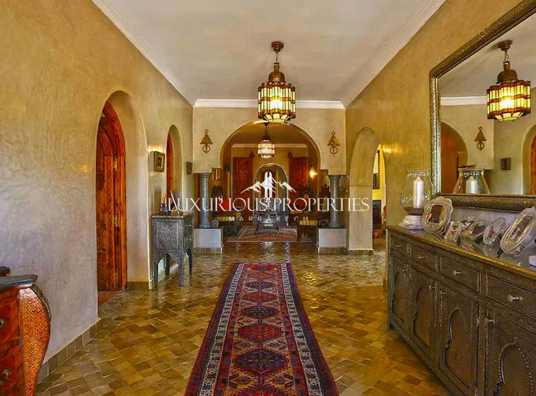 Manifique Villa à Vendre à Marrakech - Agence Immobilière - Hall d'entrée