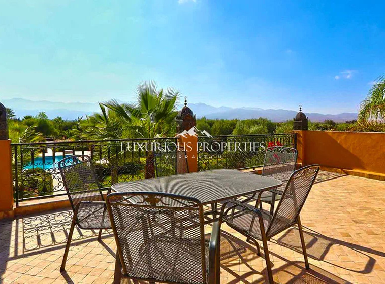 Manifique Villa à Vendre à Marrakech - Agence Immobilière - Terrasse