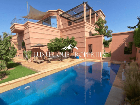 Villa à Vendre de 440m² sur le Golf d'Amelkis à Marrakech - Villa contemporaine Marrakech