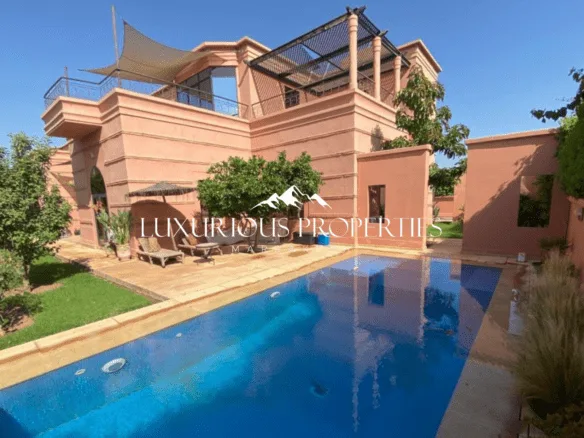 Villa à Vendre de 440m² sur le Golf d'Amelkis à Marrakech - Villa contemporaine Marrakech