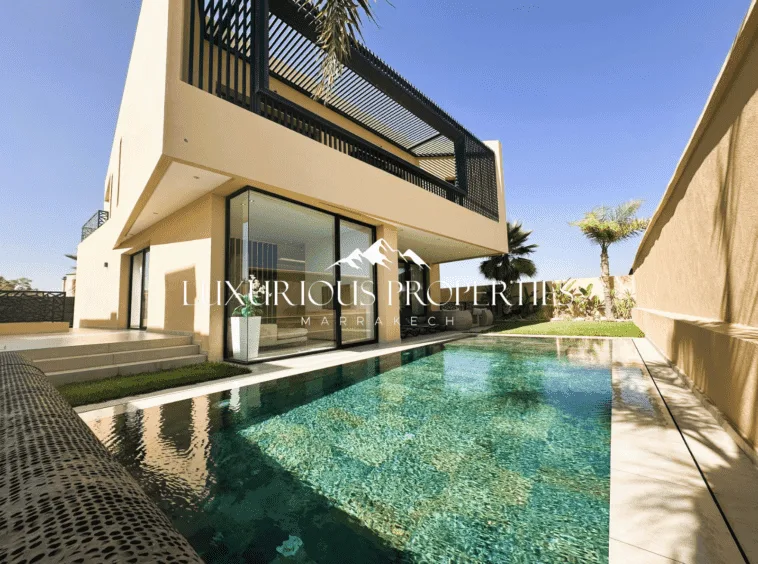 Achat Villa Marrakech - Splendide Villa à Louer à Amelkis 2 de 450m² avec Piscine et Hammam