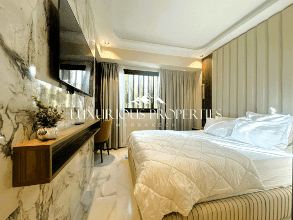 Appartement Moderne Meublé à Louer – Targa - Location Appartement Marrakech