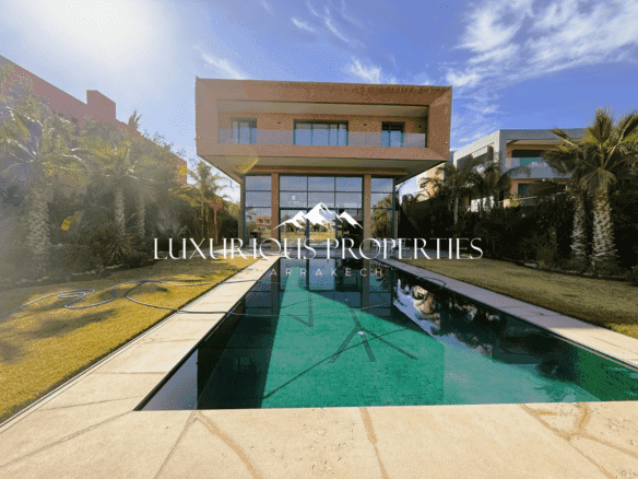 Location Longue Durée : Somptueuse Villa à Amelkis - Location de villa à Marrakech