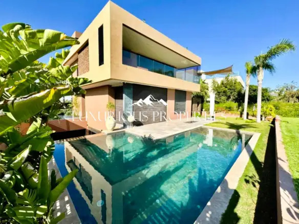 Villa 5 Chambres - Prestige Argan Golf Resort - Marrakech Agence Immobilière