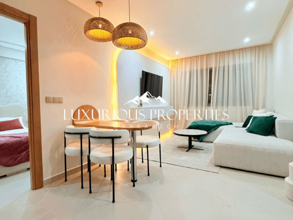 Location Studio Neuf à Guéliz, 42m², Longue Durée