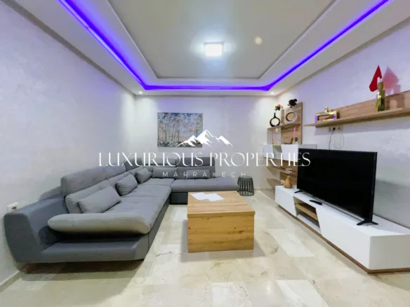 Joli appartement à vendre à Guéliz de 61m² avec place de parking sous-terrain.