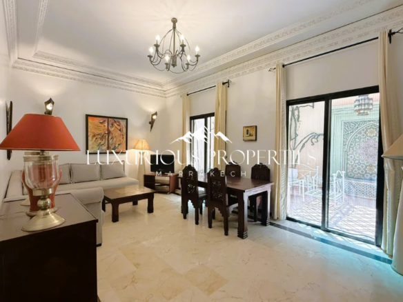 Appartement à Louer, 215m², Grande terrasse, 2 Chambres - l’Hivernage | Location appartement Marrakech