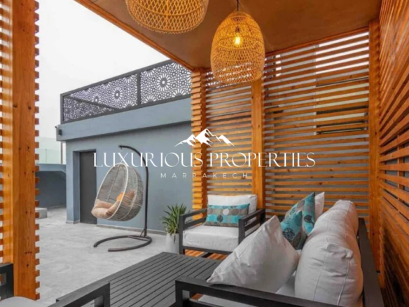 Vente Appartement Luxe, 68 m², Meublé, Rooftop, Gym, Piscine - Guéliz