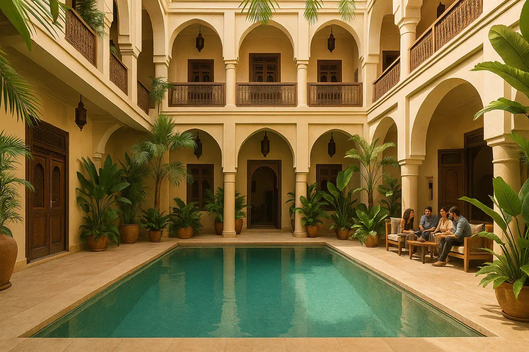Transformer un Riad à Marrakech en Maison d'Hôtes Combien ça Coûte