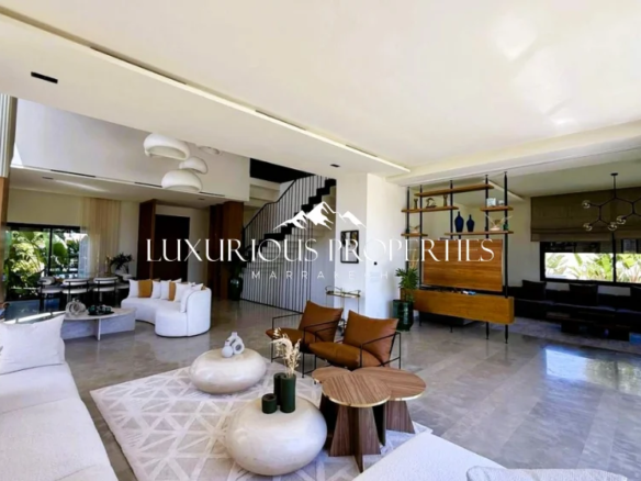 Villa de Standing Marrakech, 400m², 5 Chambres, Domaine Golfique - Rte de l'Ourika