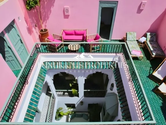 Riad Rénové & Titré Avec Piscine - 100m², 4 Suites, Massage - Qt Kasbah, Médina