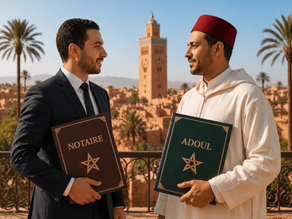 Notaire à Marrakech ou Adoul : Que choisir ?