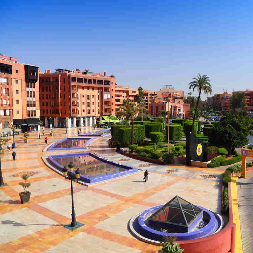 Quartier Guéliz Marrakech