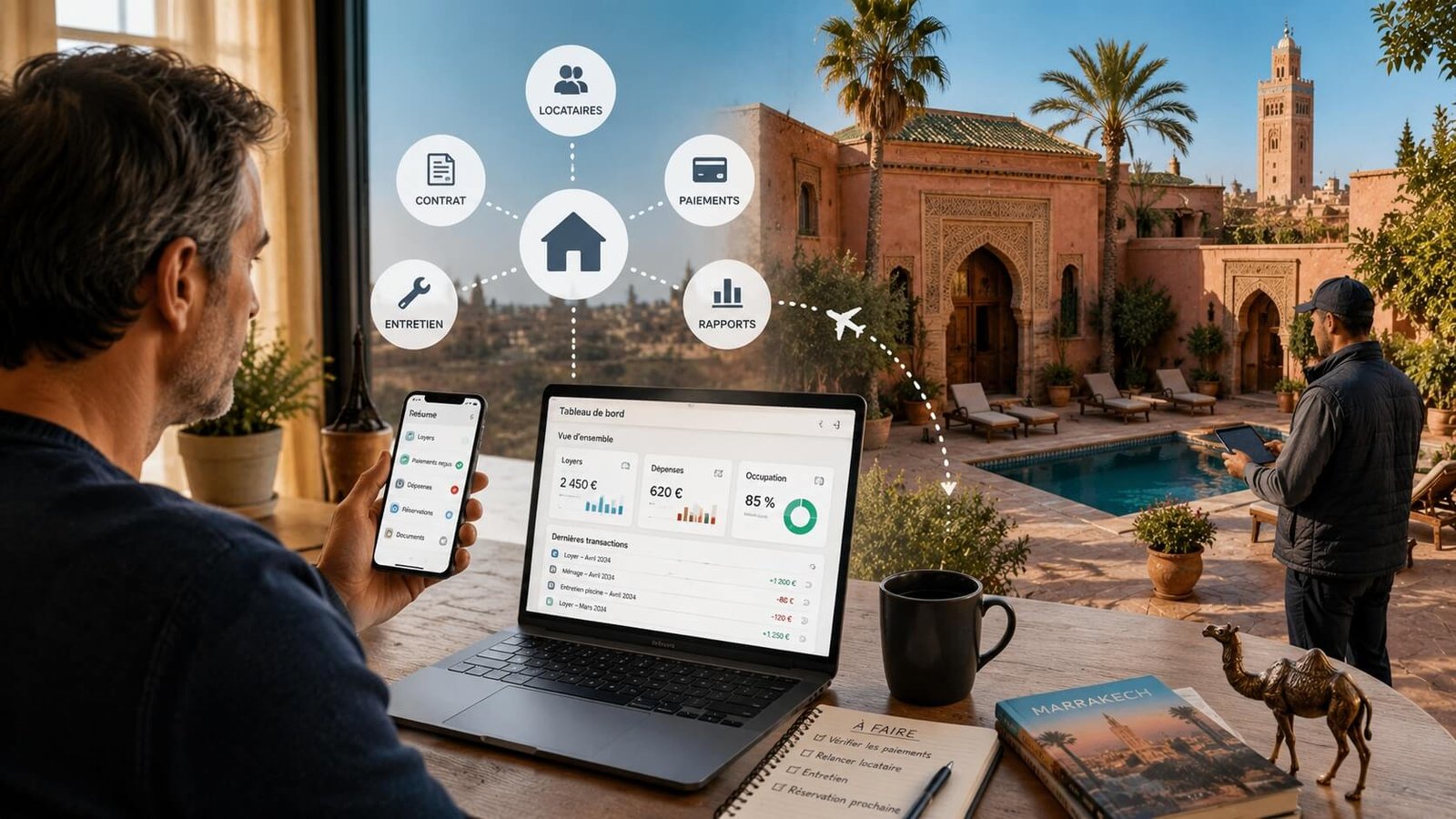 Comment Gérer un Bien Locatif à Marrakech depuis la France Le Guide Complet